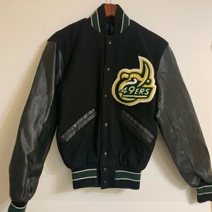 UNC Charlotte 49rs Neff Varsity Jacket, Women’s XS.